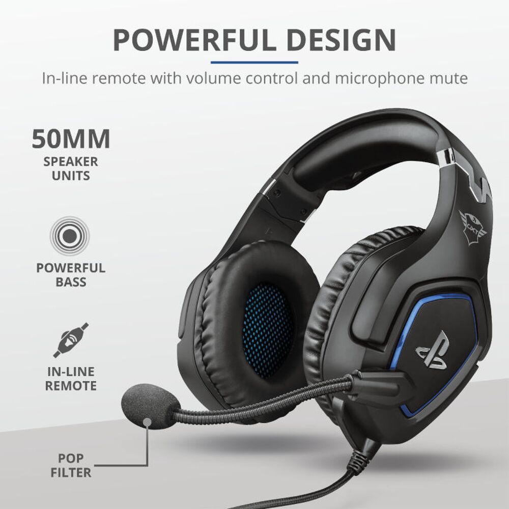 Trust gxt 488 forze ps4 gaming headset sales playstation